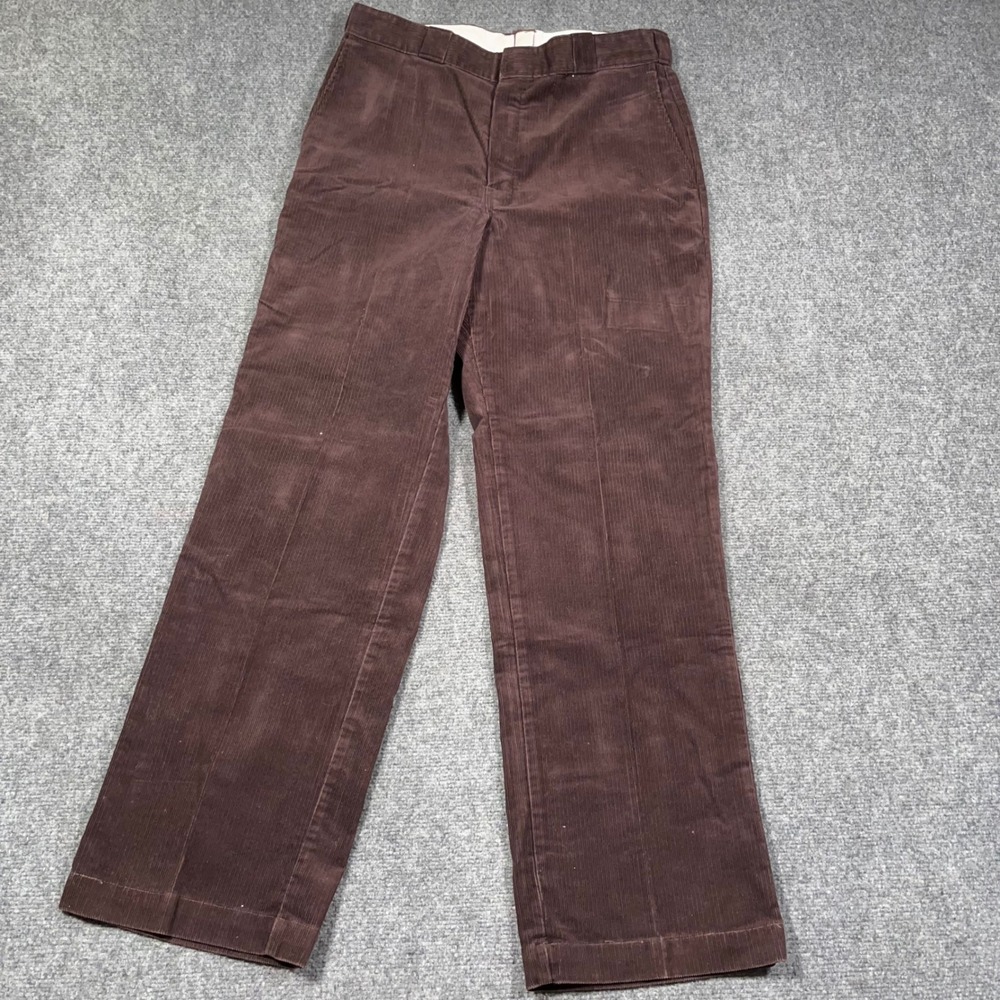 L.L. Bean Vintage Corduroy Pants Mens 34x31 Made in USA Straight Brown Grandpa